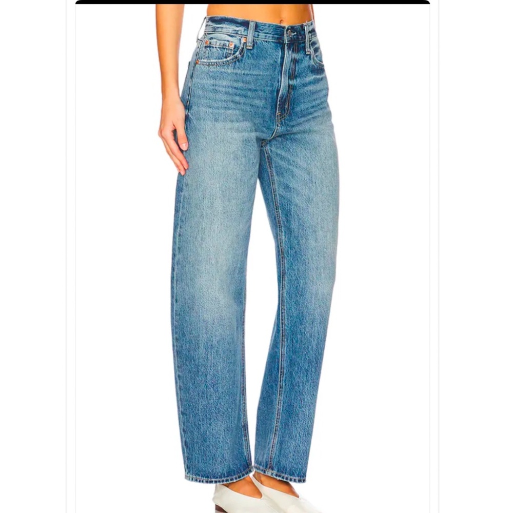 Pistola WES HIGH RISE BARREL JEAN size 25 like new color SPECTACLE